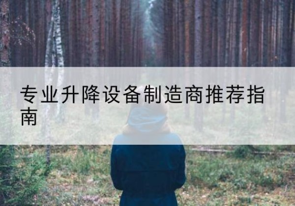 宁明电动剪叉升降平台厂家-专业升降设备制造商推荐指南